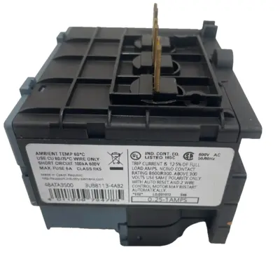 NEW SIEMENS 48ATA3S00 OVERLOAD RELAY
