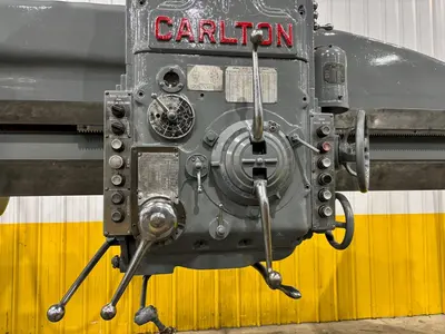 7' X 17" CARLTON MODEL #3A RADIAL ARM DRILL: STOCK 15026