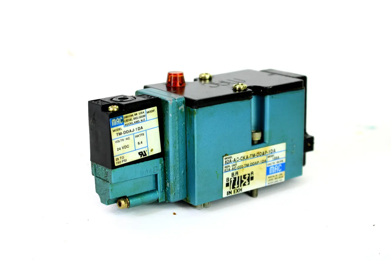 Mac Valves 82A-AC-CKA-TM-DDAP-1DA Solenoid Valve Assembly w/ TM-DDAJ-1DA Valve