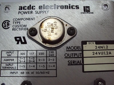 USED ACDC Electronics 24N1.2
