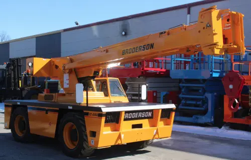 Used 2013 BRODERSON IC200-3H Rough Terrain Cranes Pennsylvania US | National Lift Equipment #1382267