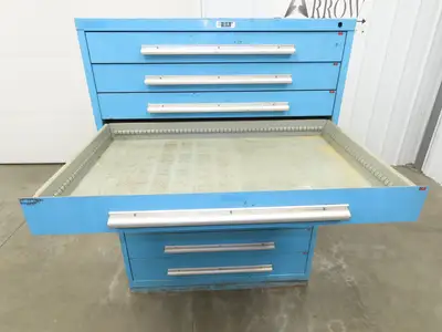 Nu-Era Modular Tool Storage Cabinet 10 Drawer 45x28x61" Stanley Vidmar Lista