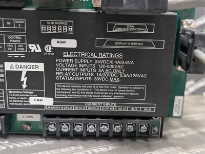 ASCO 5200D Power Manager With Display Series 5200 629169 Used