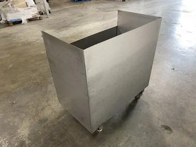 Rolling SS Ingredient Bin