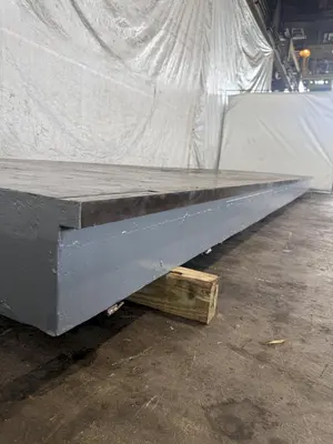 72" X 288" X 12 CAST IRON LAYOUT TABLE.STOCK # 1002725