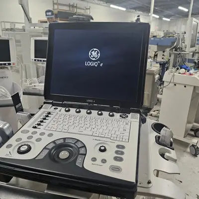 Used GE 2018 Refurbished GE Logiq E Ultrasound Machine w/ Transducer Probe Medical Imaging - Other Texas US | PT Medical Technologies #1458922
