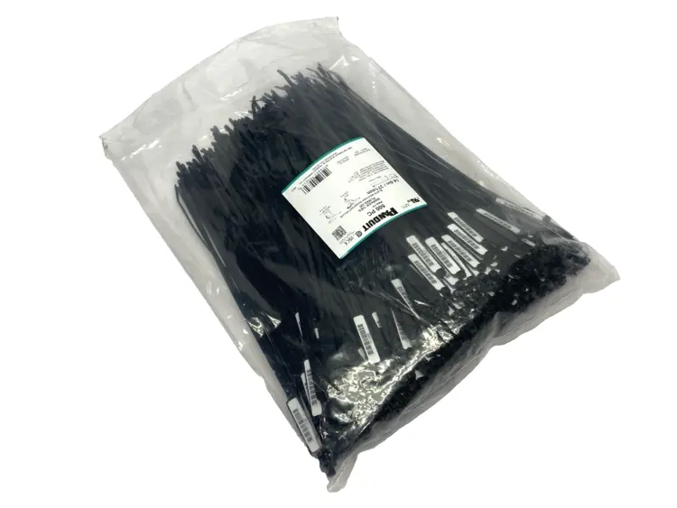 New | in-Stock Panduit Black Weather Resistant Nylon Marker Ties 14.6" Long LOT OF 450 Shipping Supplies Michigan US | Maverick Industrial Sales #1397253