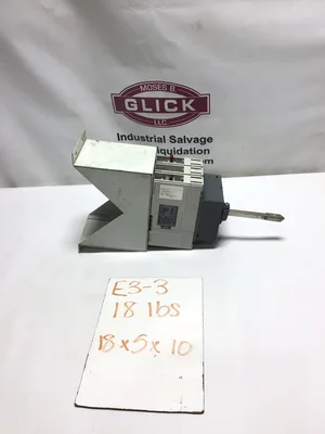 ABB Sace S3 Bolt-On Circuit Breaker Type S3N 2 Pole Unit 480VAC 500VDC