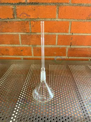 Used CHEMGLASS 100 MM CONE SHAPED FUNNEL W/ 24/40 JOINT FITTING Glassware - Other California US | Equipment Lab #1469370