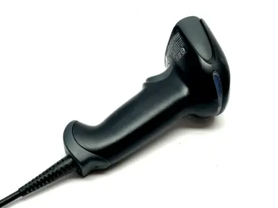 HR-100 | Keyence  Rev. I Handheld Barcode Scanner w/ HR-1C5UC Cable - Used