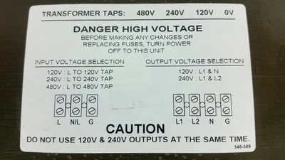 OneAC CX750-P 750VA 120/240/480 - 120/240 1 PH Transformer