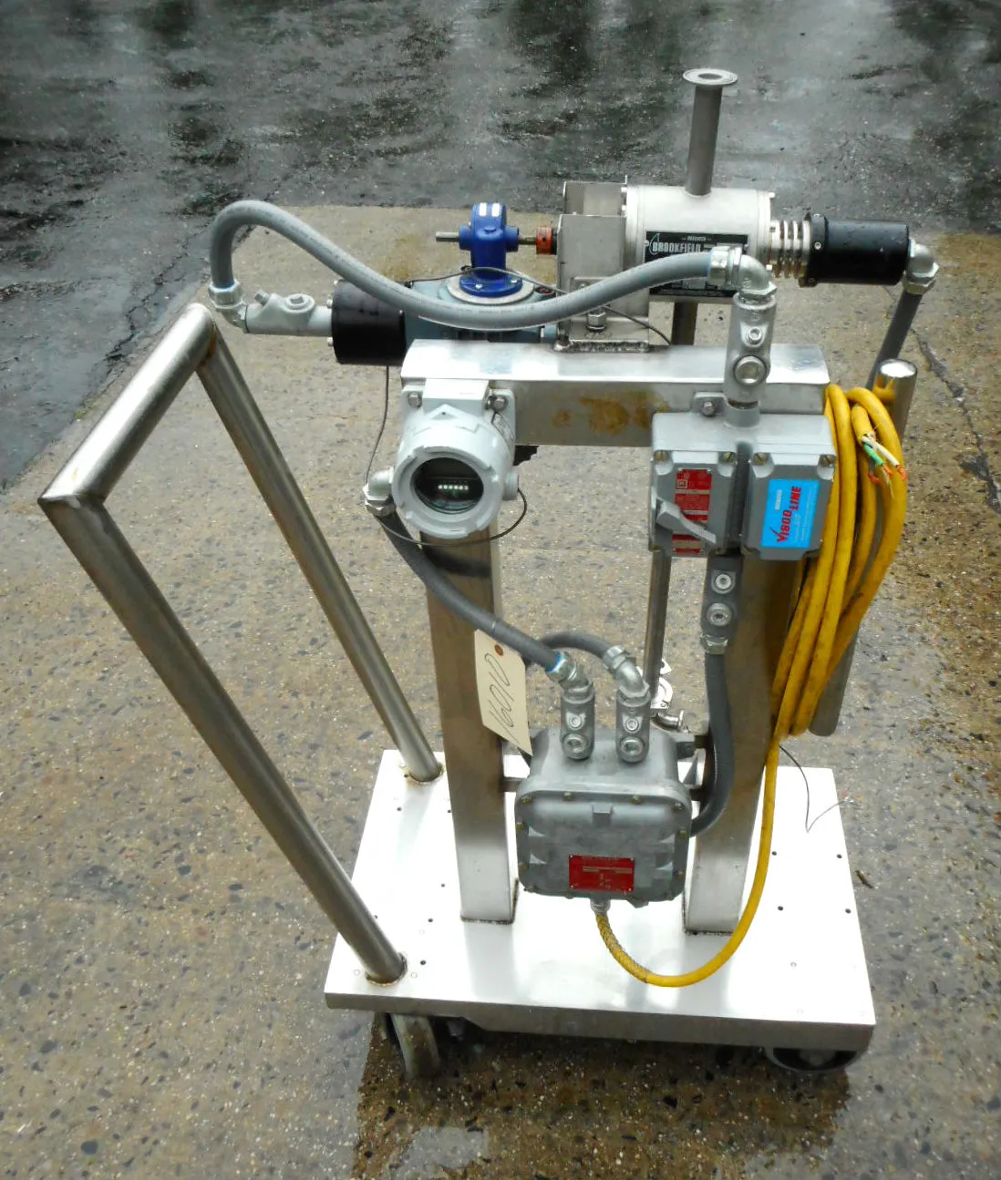 USED BROOKFIELD INLINE VISCOMETER TT 100