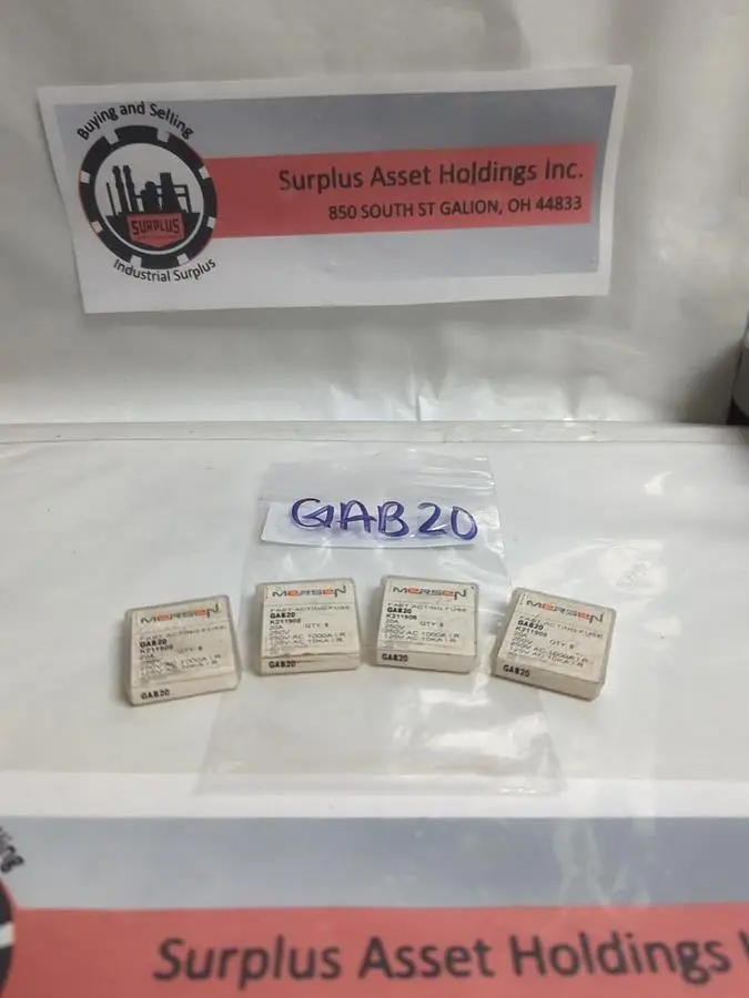 New | in-Stock MERSEN GAB-20 Miscellaneous Equipment (Electrical & Power) | Surplus Asset Holdings #1195180