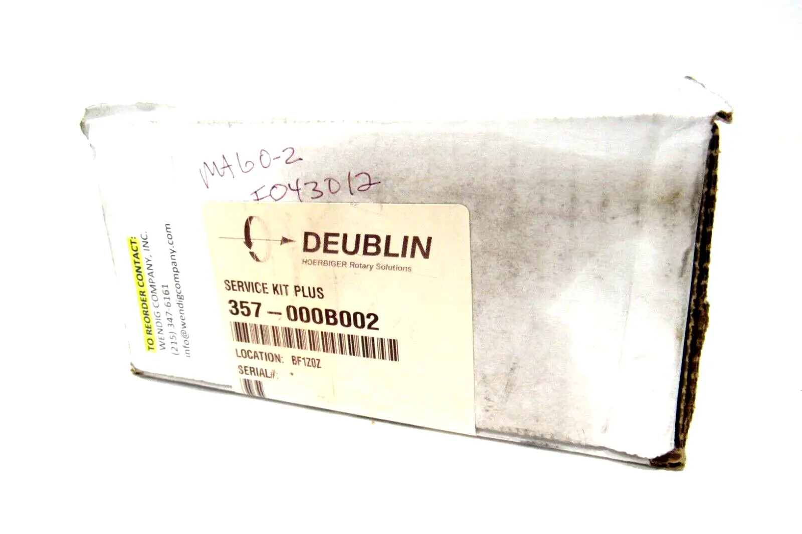NEW DEUBLIN 357-000B002 SERVICE KIT 357000B002
