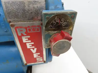 Reeves X-V 053 Moto Drive 38:1 Reducer Variable Speed 12-126 RPM Tuthill 5A Pump