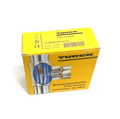 USED TURCK INLINE FLOW MONITOR SENSOR PNP OUTPUT 6870640