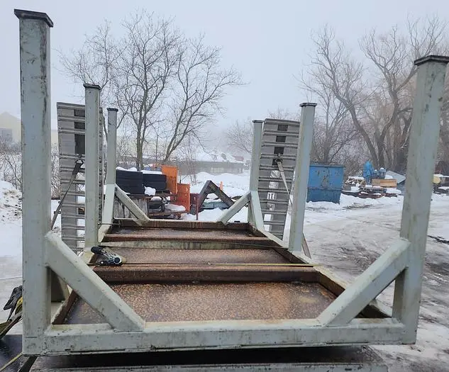 84" x 48" Fabricated Steel Welding Setup Table 36" Working Height 1/4" Top