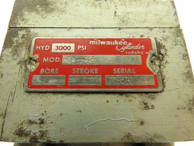 Milwaukee Cylinder CX-1445 Hydraulic Cylinder 2" Bore x 4" Stroke Lot of 2