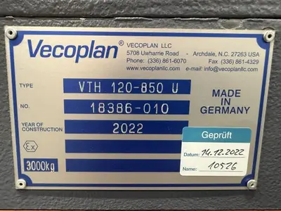 Used VECOPLAN VTH End Matchers Pennsylvania US | RT Machine Company #1453256