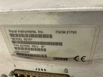 Racal Instruments 5016 Thermal Controller