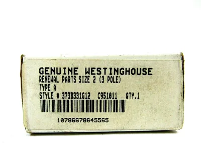 NEW WESTINGHOUSE 373B331G12 CONTACT KIT SIZE 2 TYPE A 3 POLE