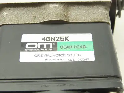 Kamo Seiko PDB12S-02-025-8 Pearl DEX Cam Index Drive Oriental Gear Motor 230V