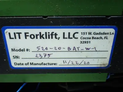 Used LIT FORKLIFT 52020BATW1 Forklift Attachments Ohio US | HGR 24 #805544