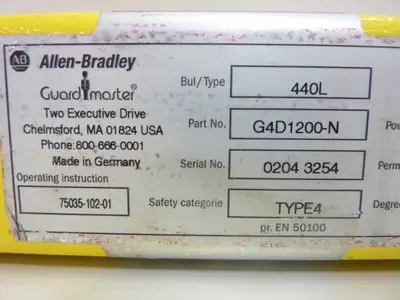 USED ALLEN BRADLEY G4D1200-N