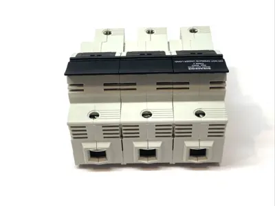 Used Siemens Fuse Holder Class J 30A 600V w/ 3x Bussman LPJ-4SP Fuses Fuse Accessories Michigan US | Maverick Industrial Sales #1389522