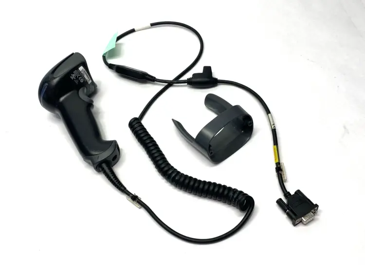 Used KEYENCE Rev. P Barcode Scanner w/ HR-1C3RC Rev. B Communication Cable Barcode Scanners Michigan US | Maverick Industrial Sales #1389160
