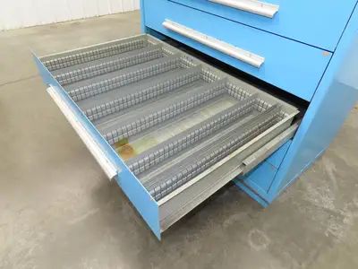 Nu-Era Modular Tool Storage Cabinet 8 Drawer 45x28x61" Stanley Vidmar Lista
