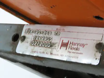 Hannay Reels 818-25-26B TR Retractable Industrial Water Hose Reel 3/4" Lot Of 2