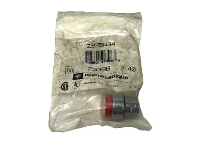 NEW TELEMECANIQUE ILLUMINATED RED PUSHBUTTON HEAD 22MM