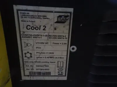 USED ESAB WARRIOR 500I CC/CV