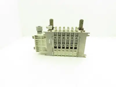 SMC VQ4101-5W/VQ4301-5W Pneumatic Solenoid Valve 6-Station Manifold 24VDC