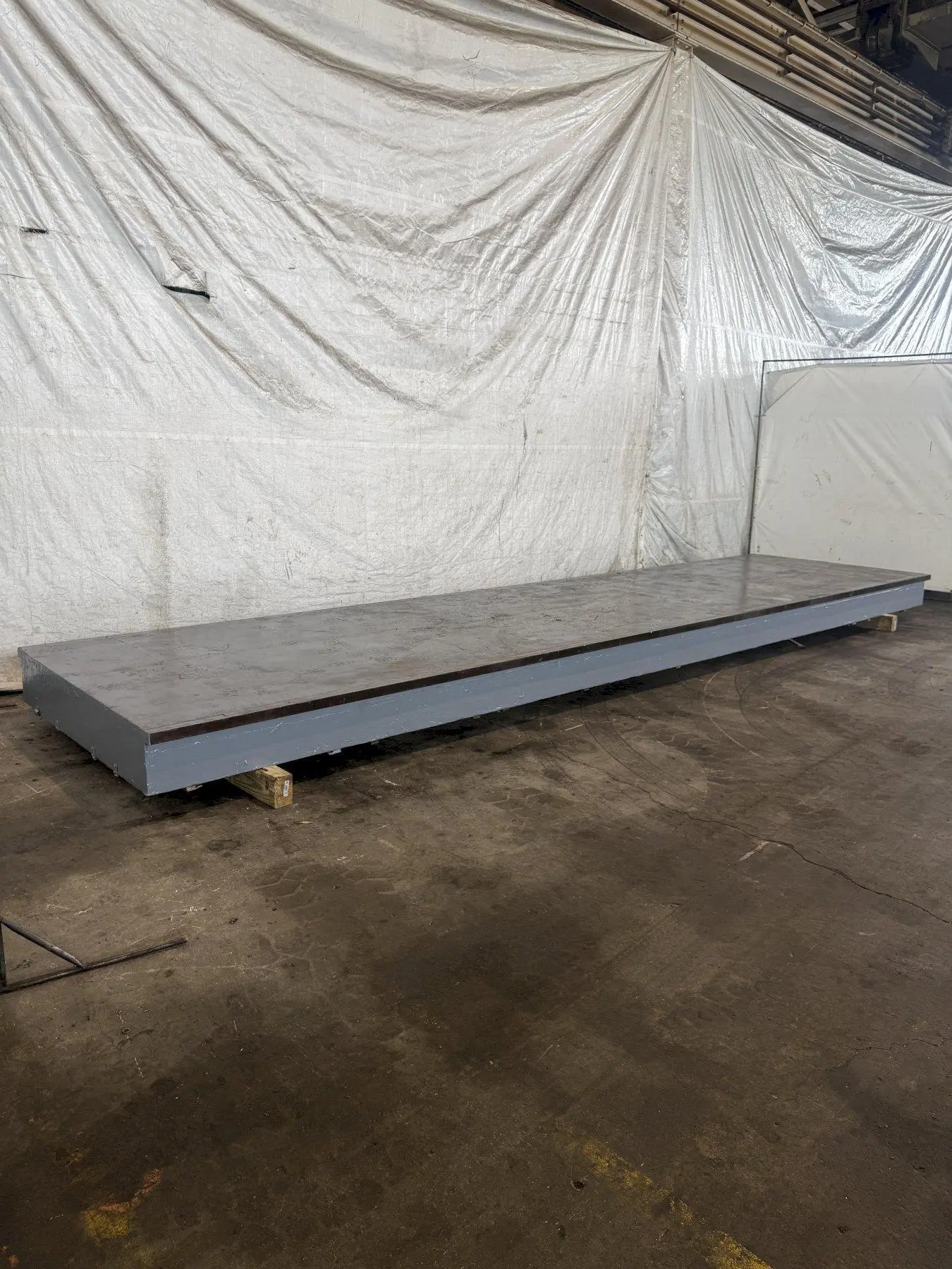 72" X 288" X 12 CAST IRON LAYOUT TABLE.STOCK # 1002725