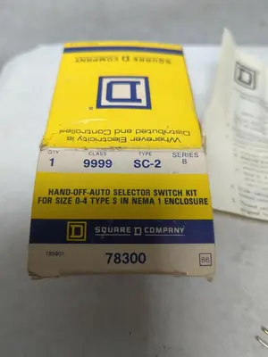 New | in-Stock SQUARE D 78300 Miscellaneous Equipment (Electrical & Power) Ohio US | Surplus Asset Holdings #1209846