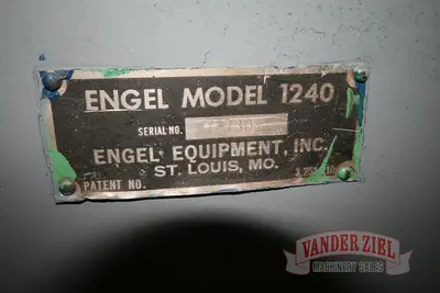 Used ENGEL 1240 12 STATION LOCKFORMER Roll Formers Michigan US | Vander Ziel Machinery Sales #482813