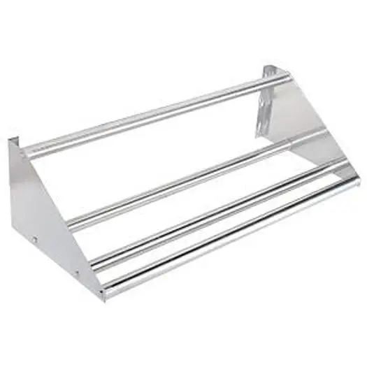 42" Wall Mounted Tubular Rack Shelf - glass or dishwasher trays