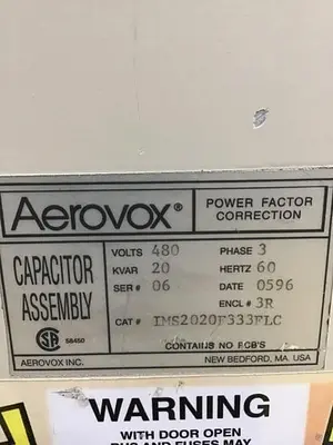 Used AEROVOX IMS2020F333FLC Capacitors Michigan US | Ideal Machinery #1275202