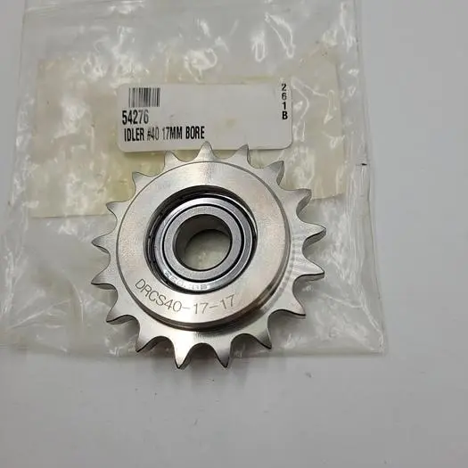 New | in-Stock SPROCKET IDLE SPROCKET 54276 - #40 17MM DRCS40-17-17 / 6203Z BEARING Bearings | ND Industrial Surplus #1222105
