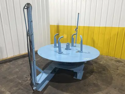 5,000 LBS x 72" ACCRA HORIZONTAL PALLET TYPE MOTORIZED COIL REEL UNCOILER: STOCK  18984
