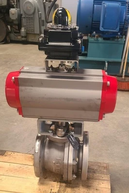 Kitz Stainless Steel Ball Valve CF8M 4-150 S14A H-PTFE 316 Actuator