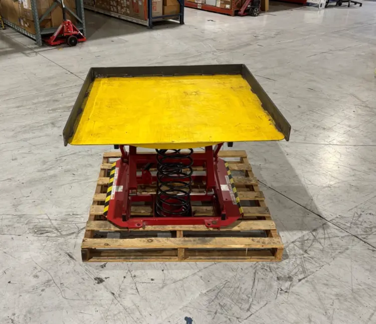 Used SOUTHWORTH 45X45 ERGONOMIC LIFT AND TURN TABLE PLATFORM, BACKSAVER Pallet Positioners Michigan US | Maverick Industrial Sales #1122894