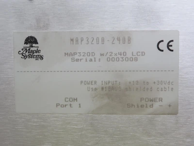 Used MAPLE SYSTEMS _UNKNOWN_ Electrical Panels | OCO Industrial #1665372