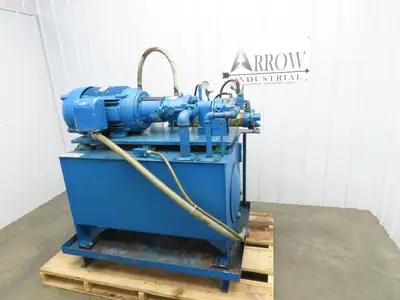Eaton Vickers Hydraulic Power Unit 120 Gallon 29 GPM 3000PSI 30Hp 230/460V 3Ph