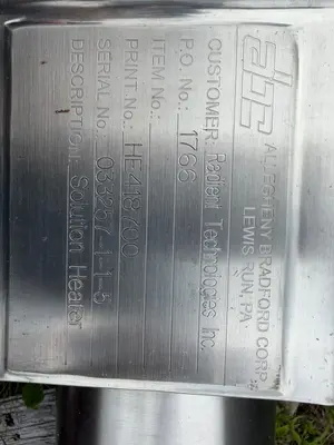 Used ALLEGHENY BRADFORD CORP. 150 PSI Heat Exchangers New Jersey US | Perry Equipment #118471