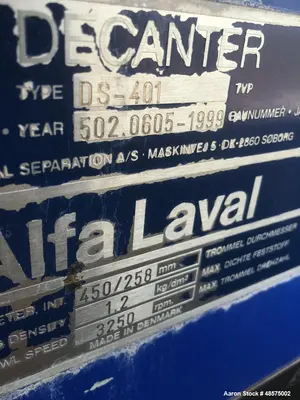 USED ALFA LAVAL DS-401