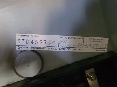 USED WESTINGHOUSE C09-A011AA1