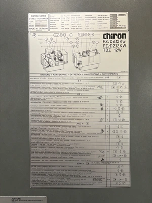 CHIRON Fz 12k s Universal Horizontal Mills | Elevation Machine (13)